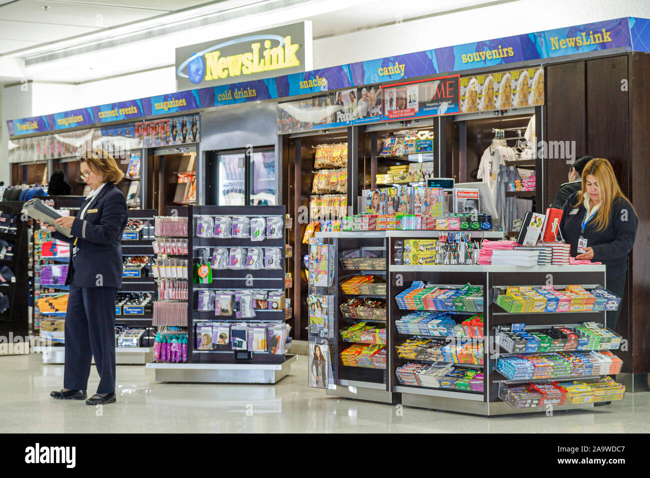 Miami Florida International Airport shopper shoppers shop shops market