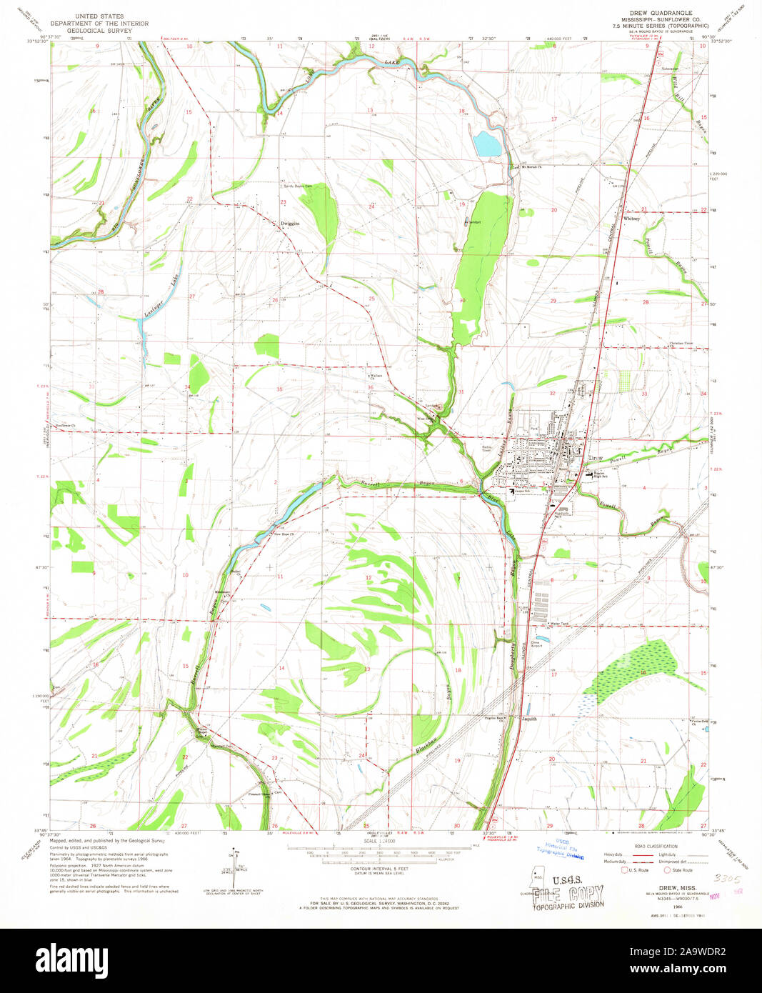 Drew mississippi map hires stock photography and images Alamy