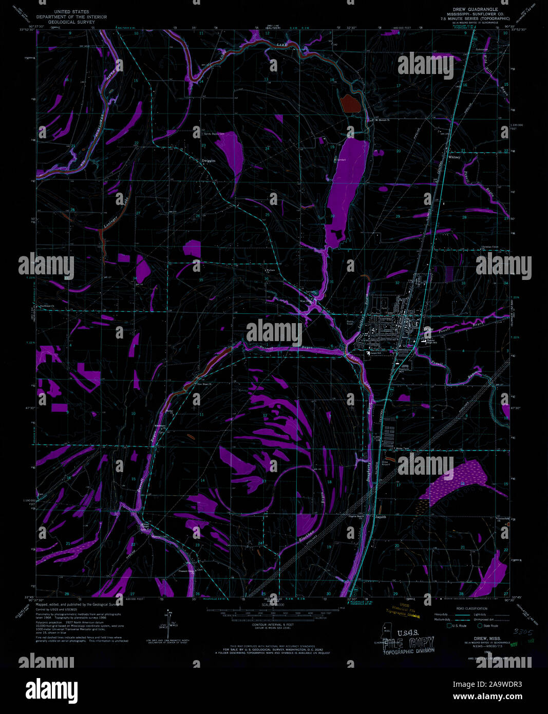 Drew mississippi map hires stock photography and images Alamy