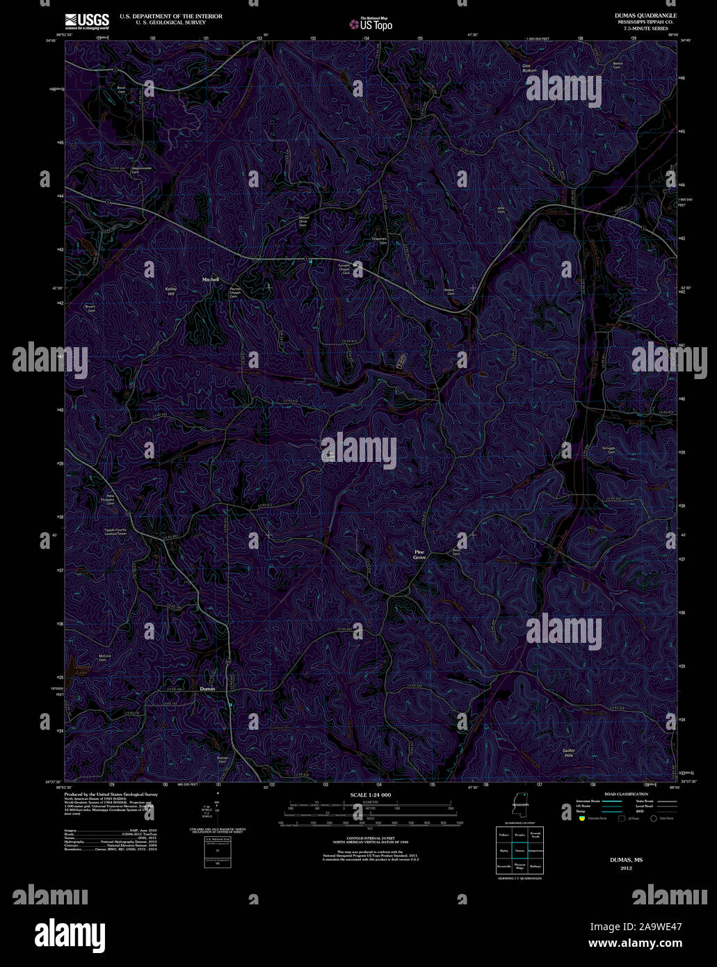 Dumas Map High Resolution Stock Photography and Images Alamy