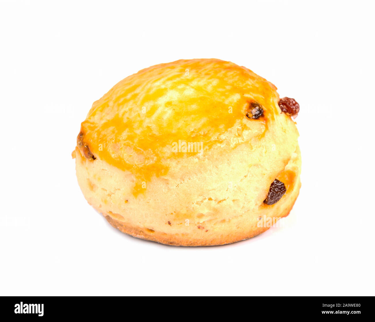 scone isolated on white background Stock Photo