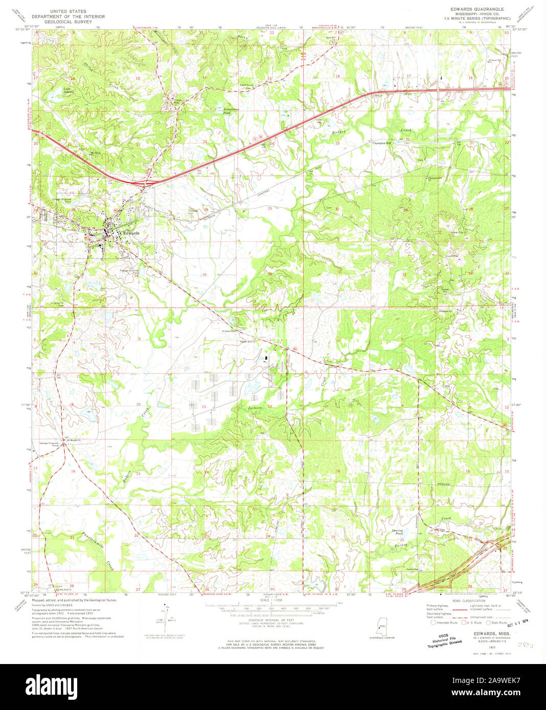 Edwards mississippi map Cut Out Stock Images & Pictures Alamy
