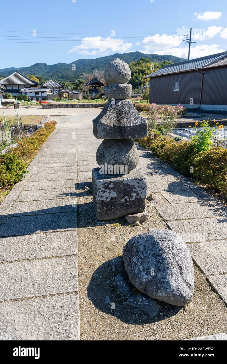 Monument of Soga no iruka, near Asukadera temple, Asuka Village, Nara