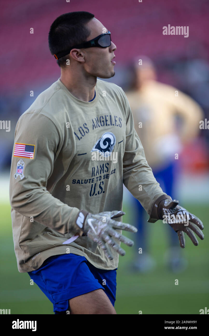 Los Angeles, CA. 17th Nov, 2019. Los Angeles Rams safety Taylor Rapp ...