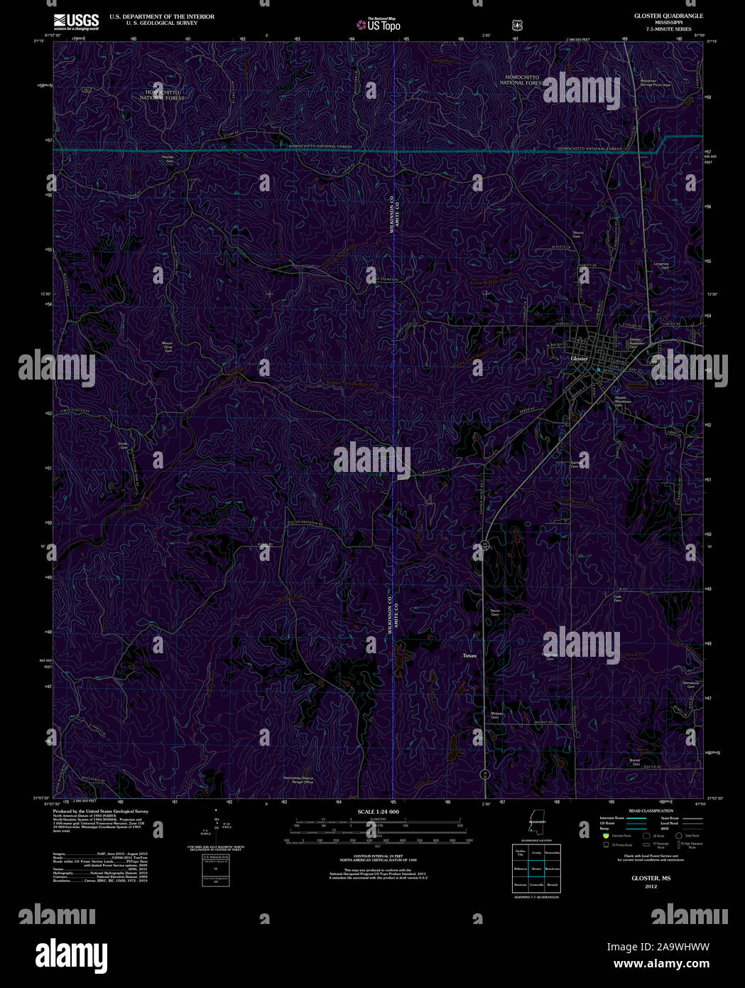 Gloster map hires stock photography and images Alamy