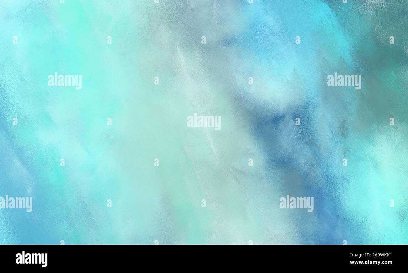 creative smeared grungy brushed wallpaper graphic with sky blue, light ...
