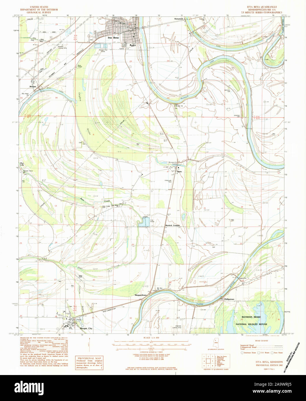 Itta bena map hires stock photography and images Alamy