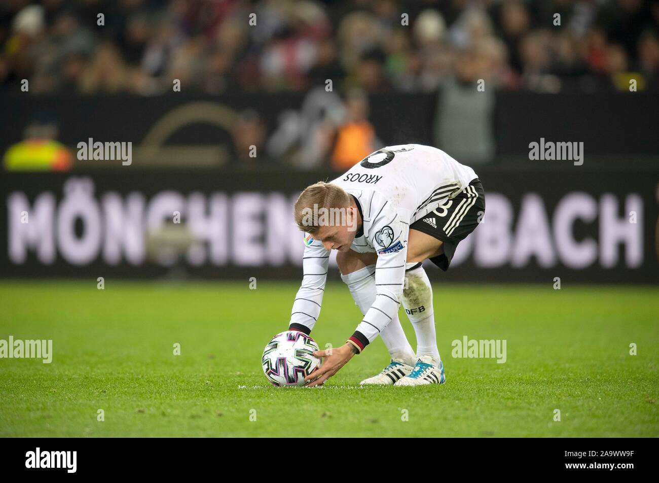 Toni Kroos Ger Action Corrects The Ball For The Free Kick Football Laenderspiel European Championship Qualification Toni Kroos Ger Action Corrects The Ball For The Free Kick Football Laenderspiel European Championship Qualification