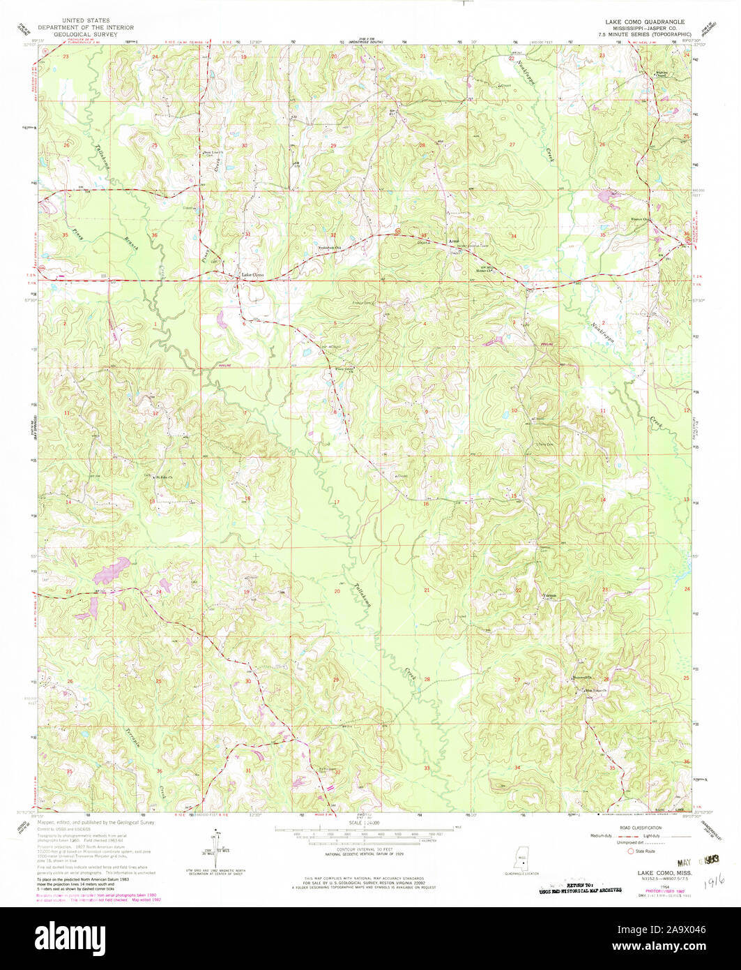 Como mississippi map Cut Out Stock Images & Pictures Alamy