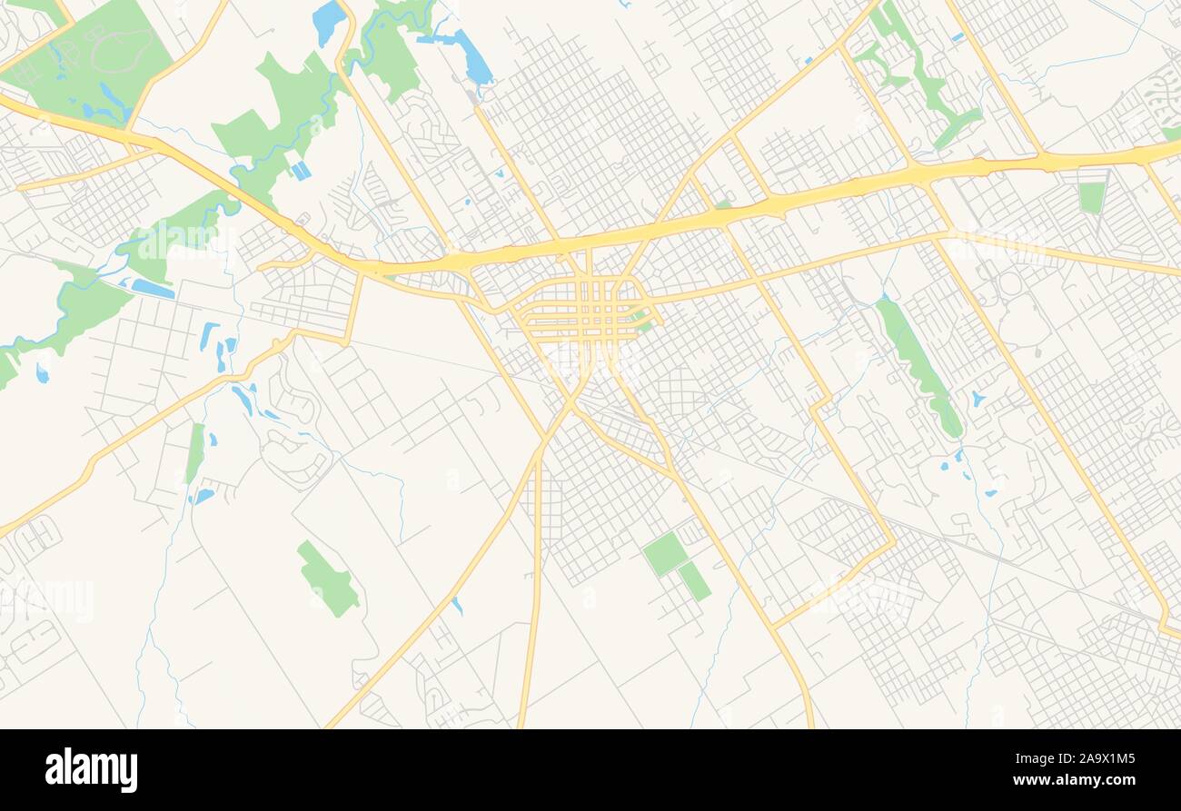 Printable street map of Pilar, Argentina. Map template for business use Stock Vector Image & Art