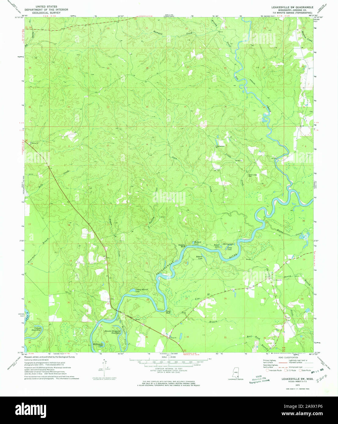 Map of leakesville hires stock photography and images Alamy