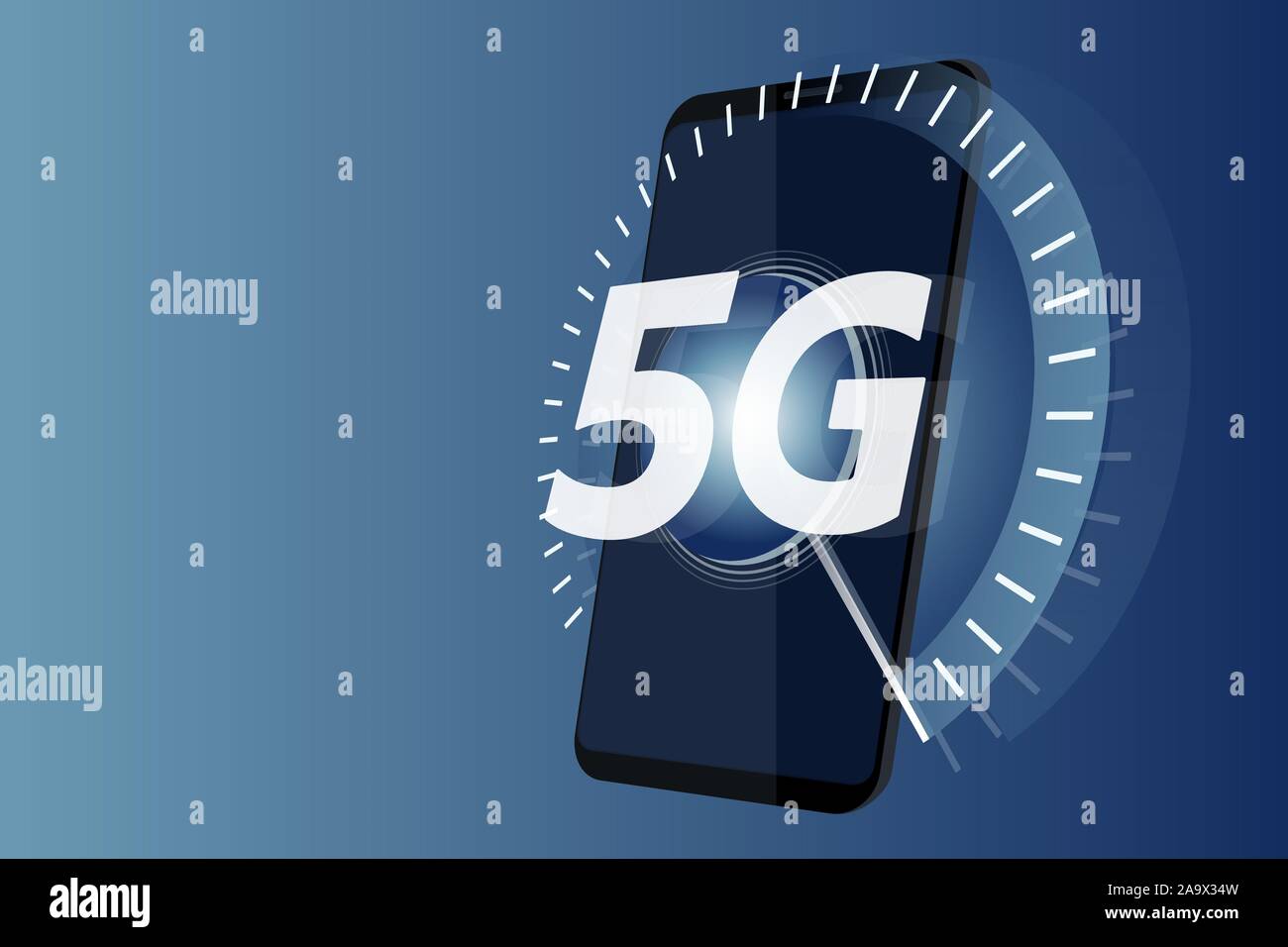 Fast 5g network concept Stock Vector Images - Alamy
