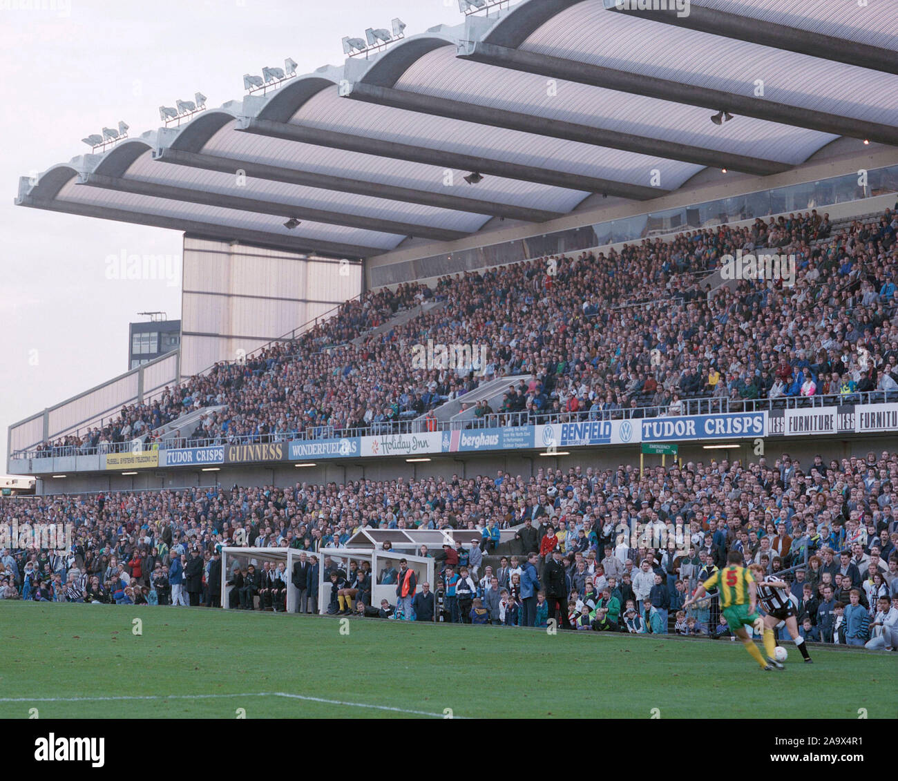 Football Match At St James Park Newcastle United In 1990 Opening Of New Stand North East England Uk Stock Photo Alamy Football Match At St James Park Newcastle United In 1990 Opening Of New Stand North East England Uk Stock Photo Alamy