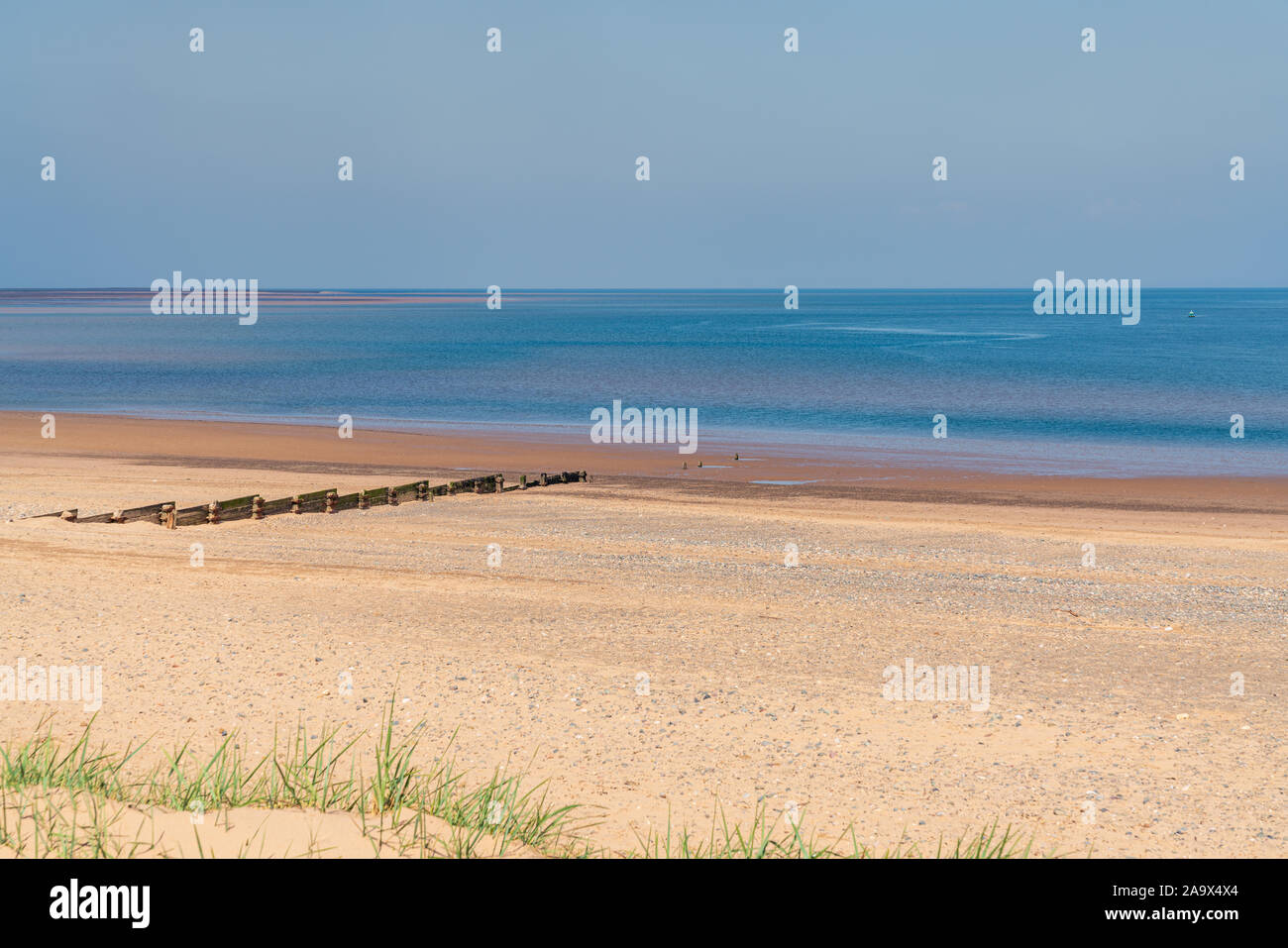 The Marine Beach And The Irish Sea In Fleetwood Lancashire England Uk Stock Photo Alamy