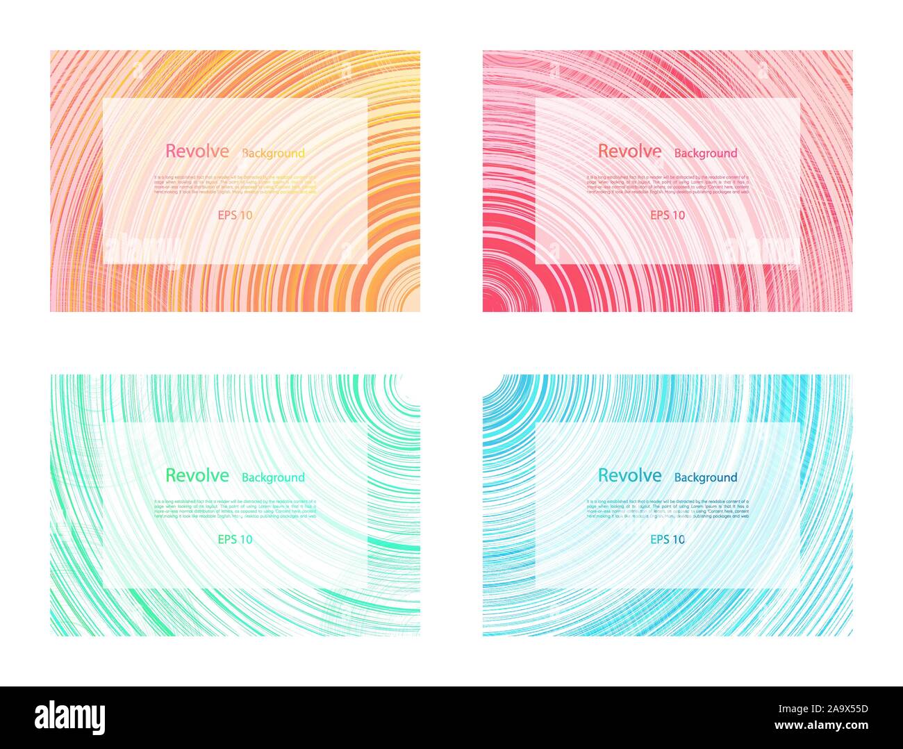 Revolve background swirl colorful smooth modern style and space for ...