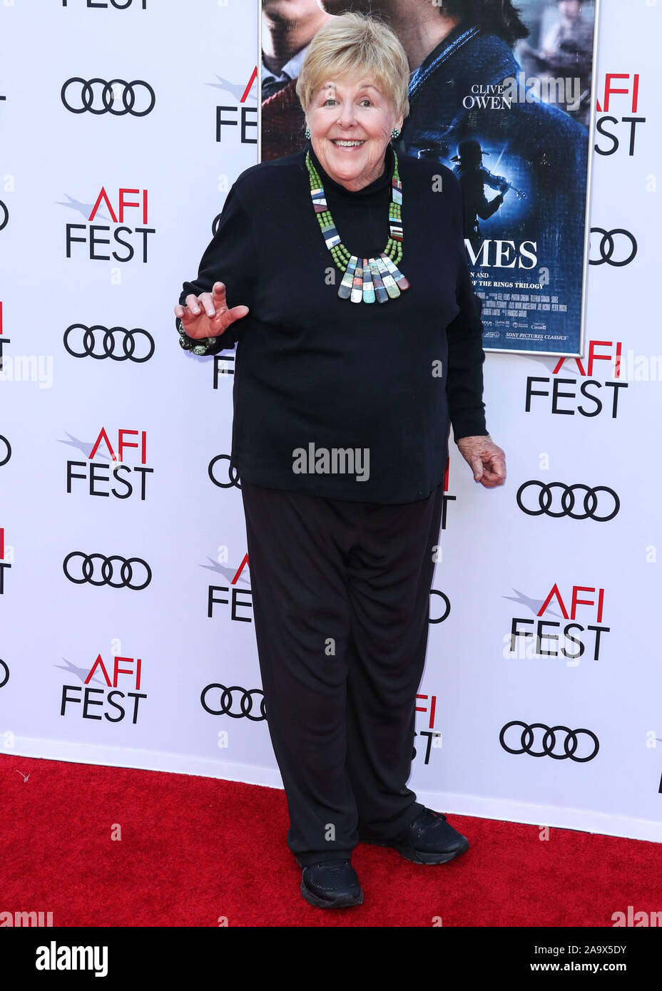 Hollywood, United States. 17th Nov, 2019. HOLLYWOOD, LOS ANGELES, CALIFORNIA, USA - NOVEMBER 17: Mary Jo Catlett arrives at the AFI FEST 2019 - Premiere Of Sony Pictures Classics' 'The Song Of Names' held at the TCL Chinese Theatre IMAX on November 17, 2019 in Hollywood, Los Angeles, California, United States. (Photo by Xavier Collin/Image Press Agency) Credit: Image Press Agency/Alamy Live News Stock Photo