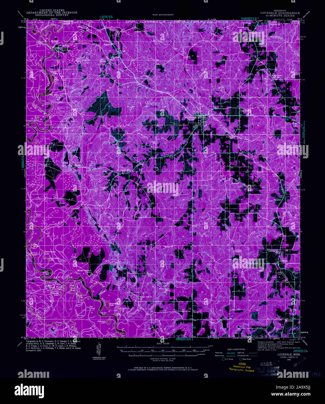 Map of lucedale hires stock photography and images Alamy