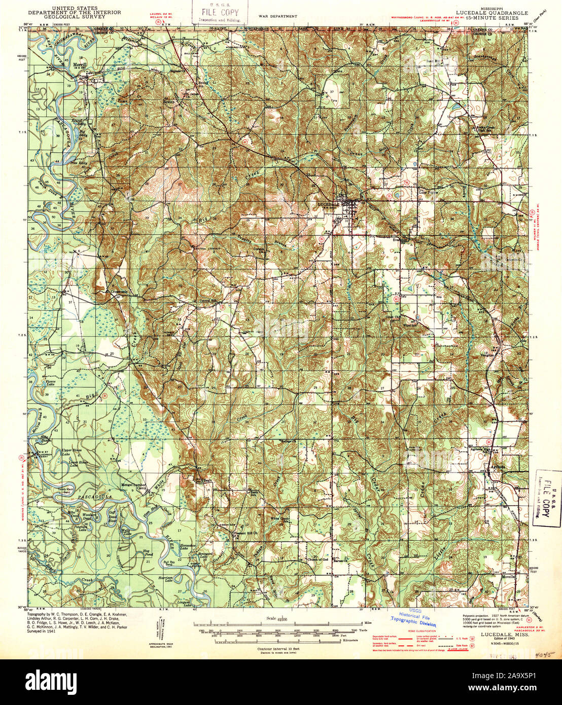 Lucedale map hires stock photography and images Alamy