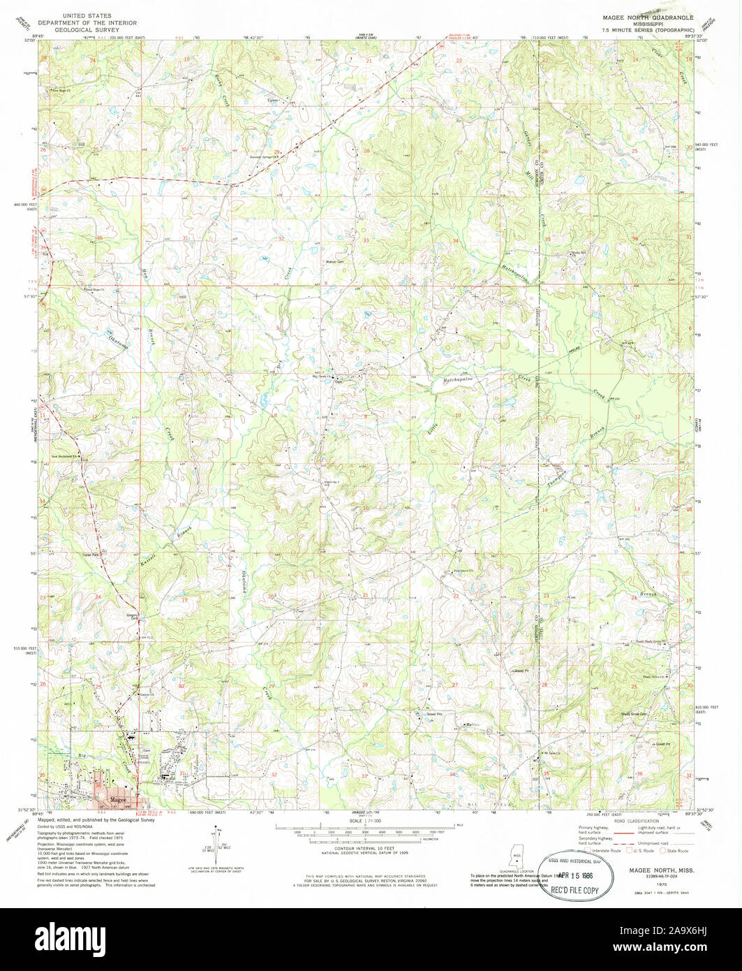 Magee map Cut Out Stock Images & Pictures Alamy