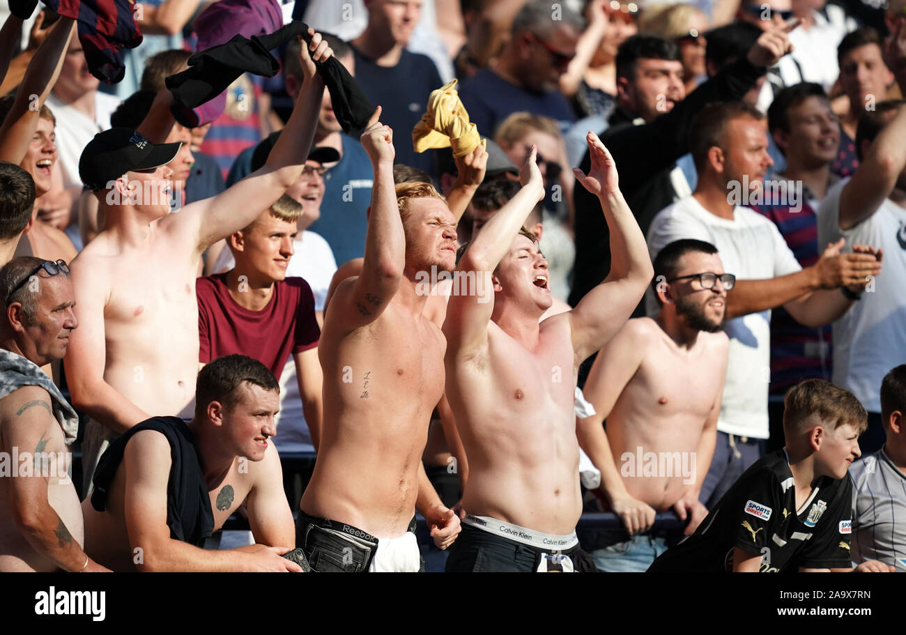 Fans in the stands show their support Stock Photo - Alamy