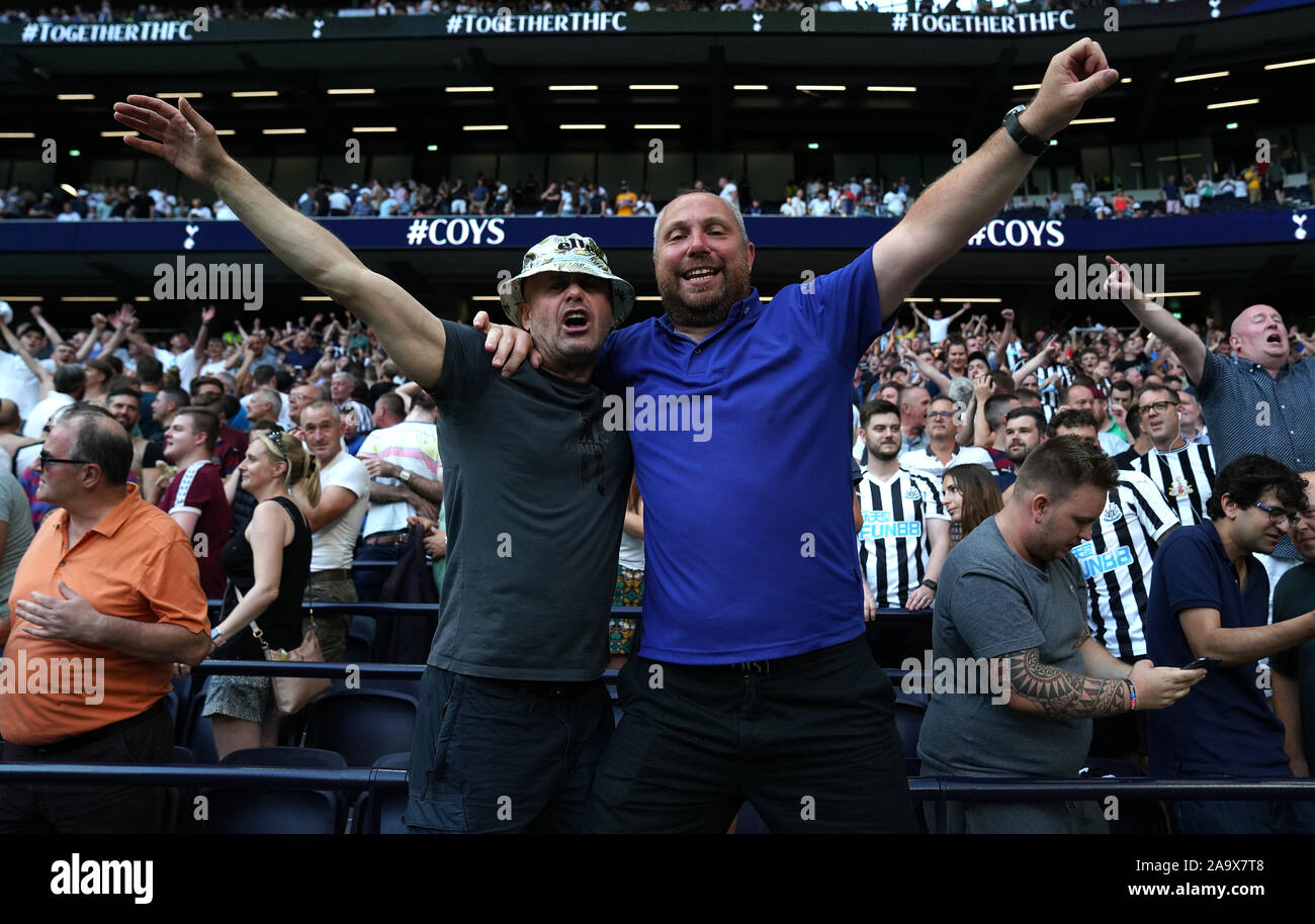 Fans Offering Support Fans in the stands show their support Stock Photo - Alamy