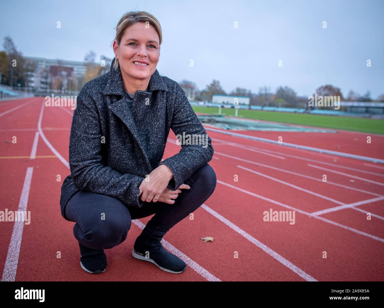 Neubrandenburg, Germany. 15th Nov, 2019. Athletics: Katrin Krabbe, the ...