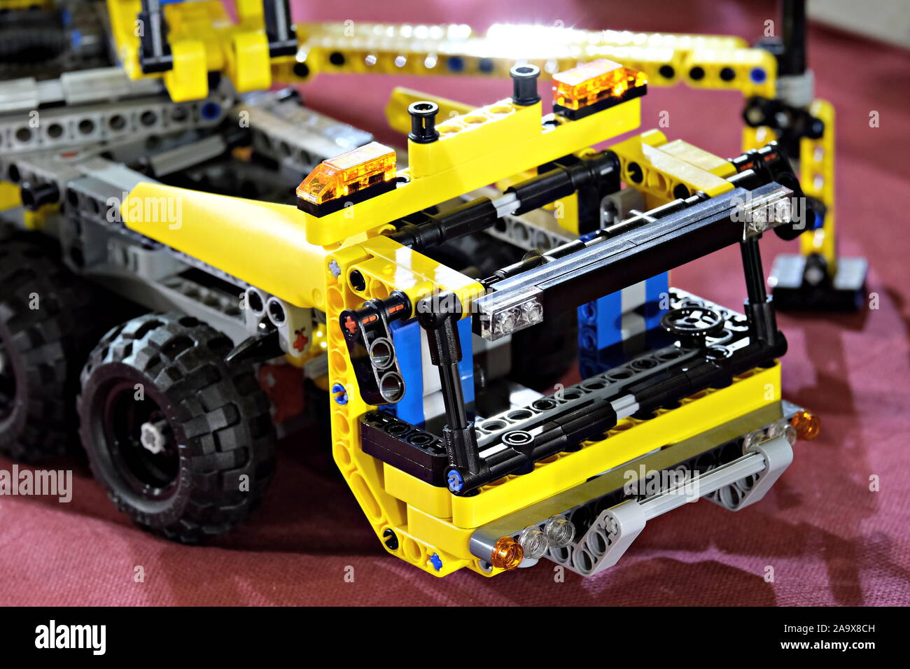 Lego technic excavator toy hi-res stock photography and images - Alamy