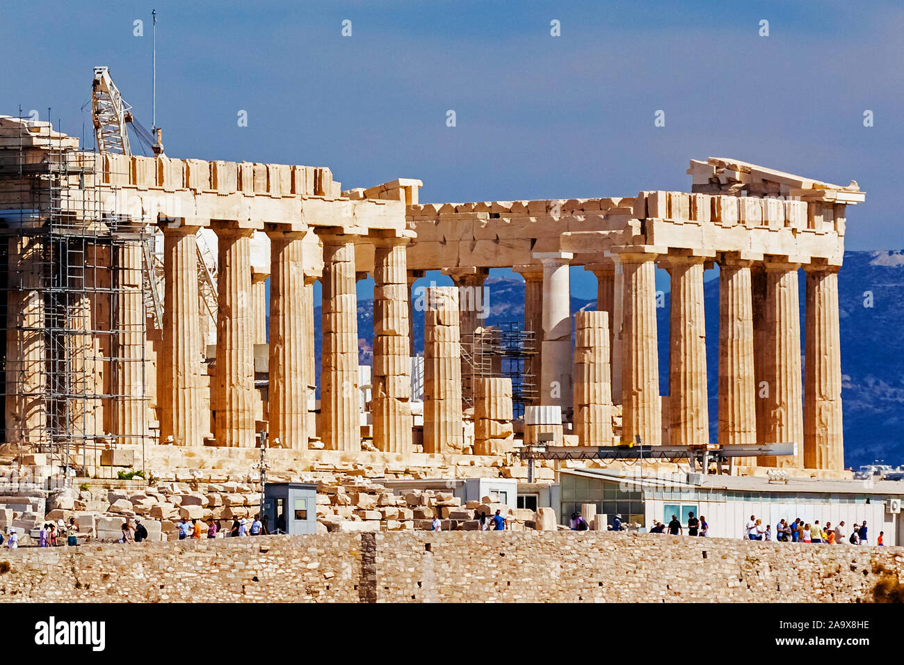 Akropolis in Athen, Griechenland, Europa Stock Photo