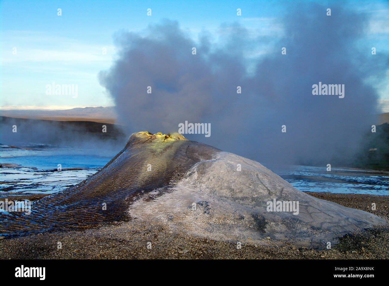 Europa, Island, Geothermalgebiet Hveravellir Stock Photo