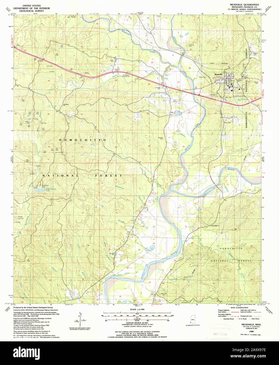 Map of meadville hires stock photography and images Alamy