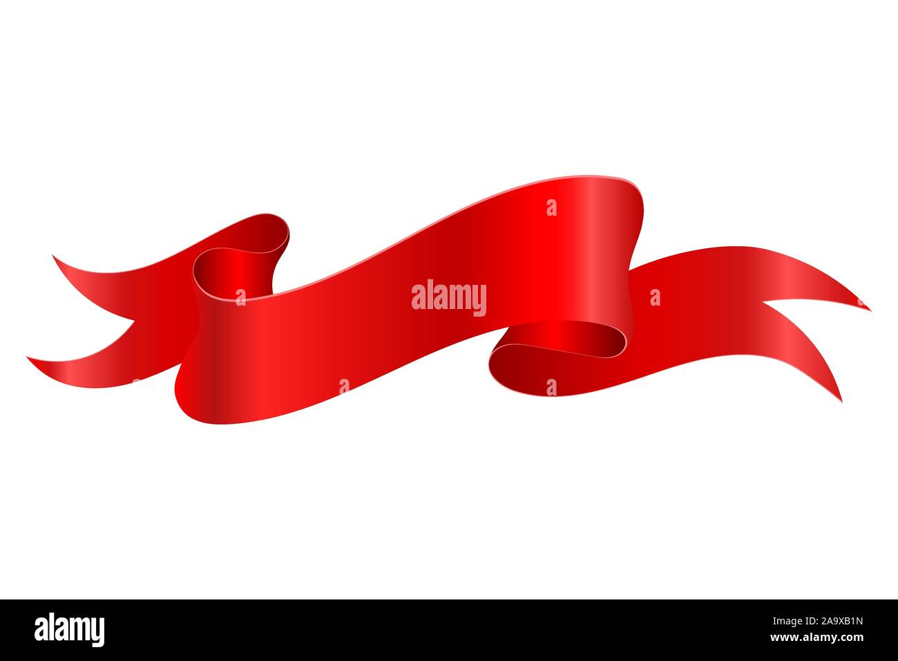 Red Ribbon Banne Red ribbon banner Stock Vector Image & Art - Alamy