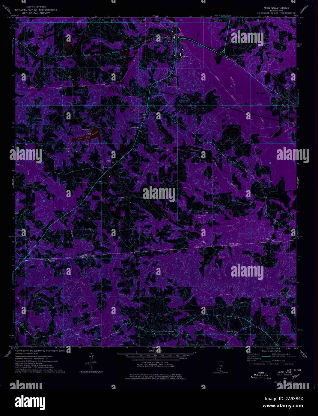 Map of mize hires stock photography and images Alamy