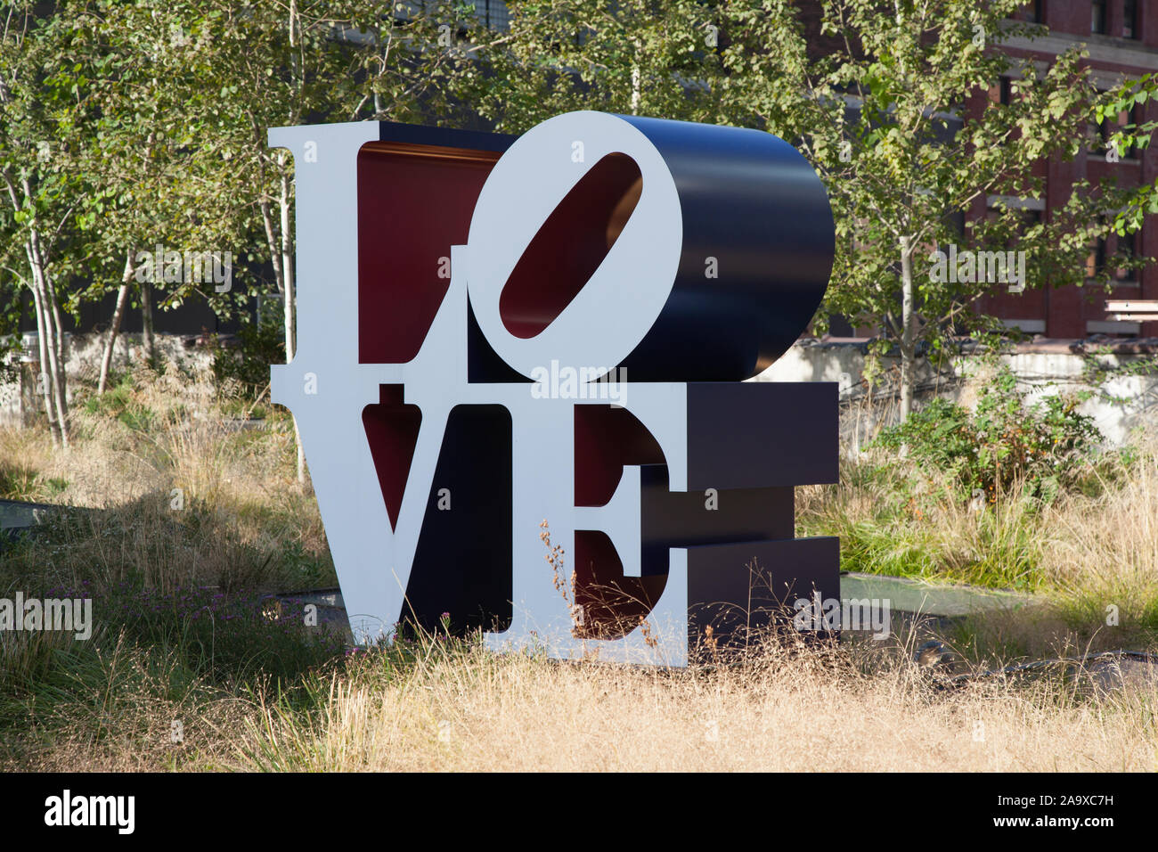 Robert Indiana's Love Sculpture, The High Line, New York City, United