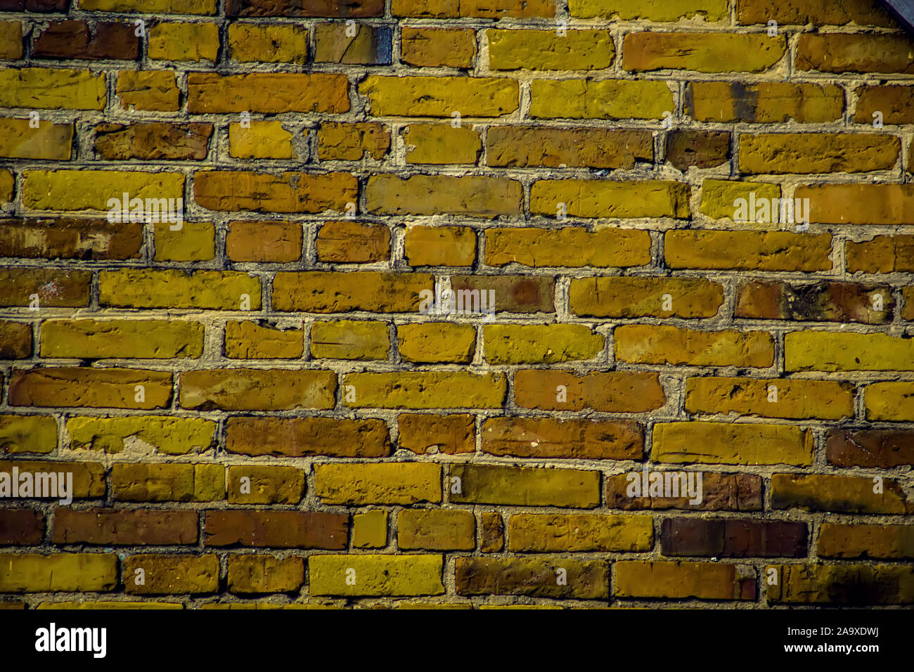 Yellow bricks wall background. Old blocks texture Stock Photo Alamy