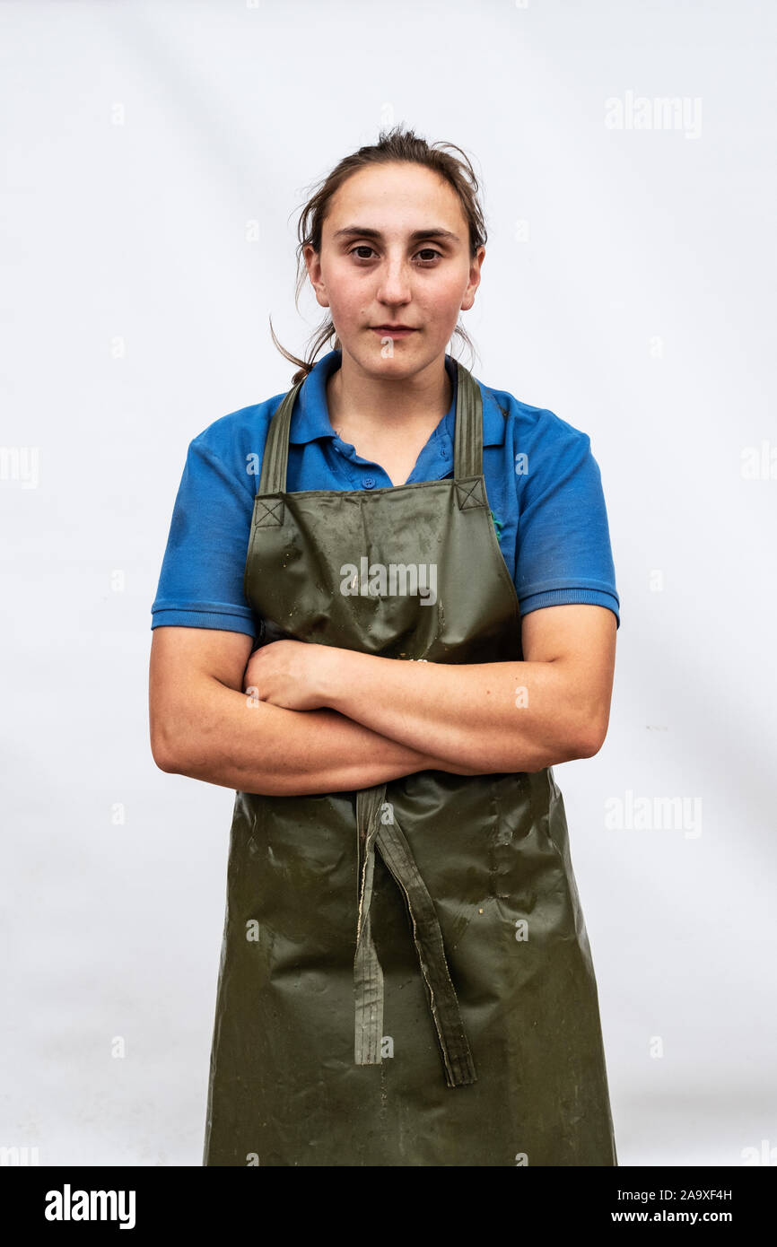 Green apron hi-res stock photography and images - Alamy