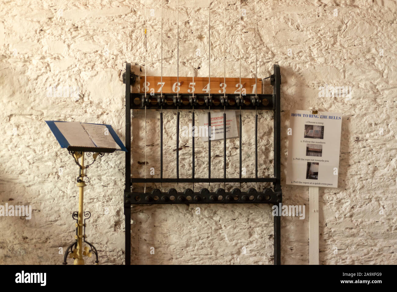 Bells ropes hi res stock photography and images Alamy