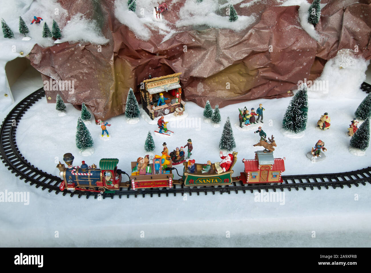 Christmas toy village hi-res stock photography and images - Alamy