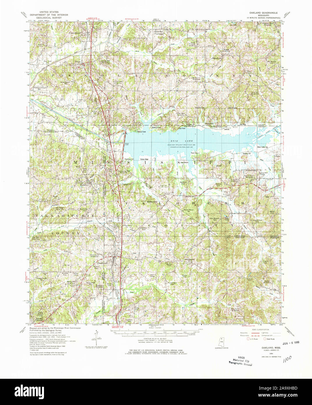 Map of oakland mississippi hires stock photography and images Alamy