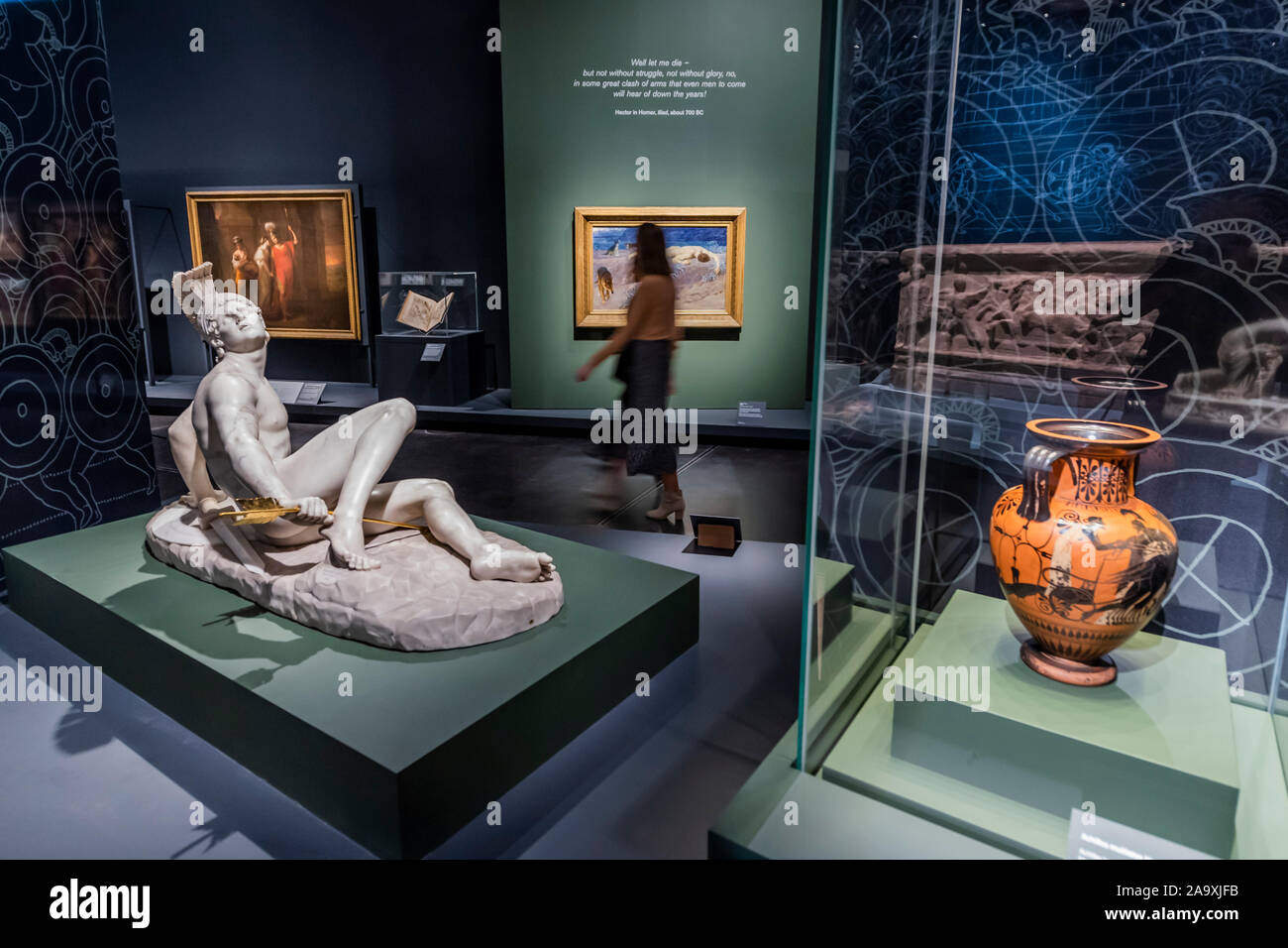 London, UK. 18th Nov, 2019. The Wounded Achiles, 1835, by Filippo