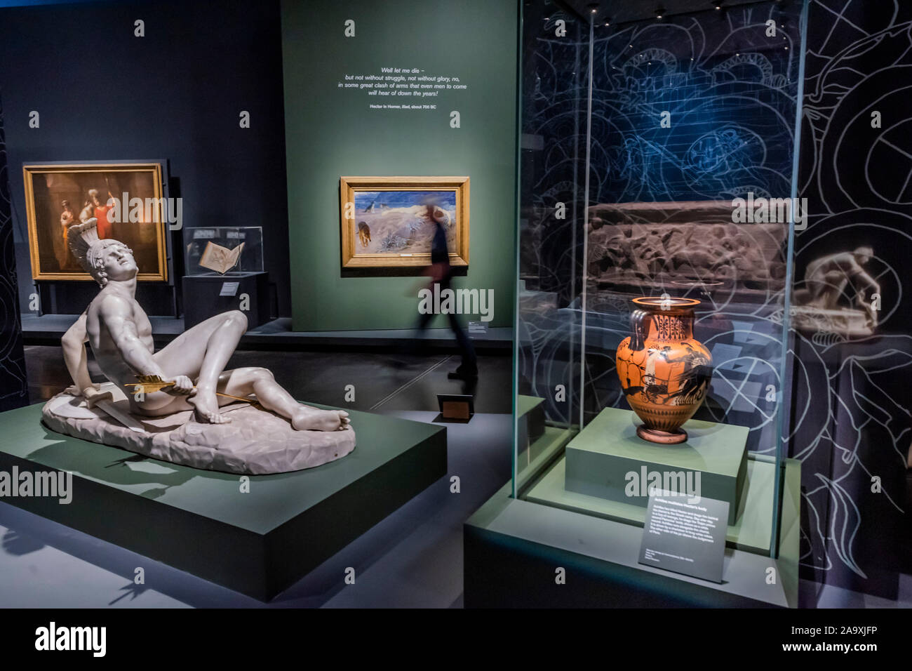 London, UK. 18th Nov, 2019. The Wounded Achiles, 1835, by Filippo