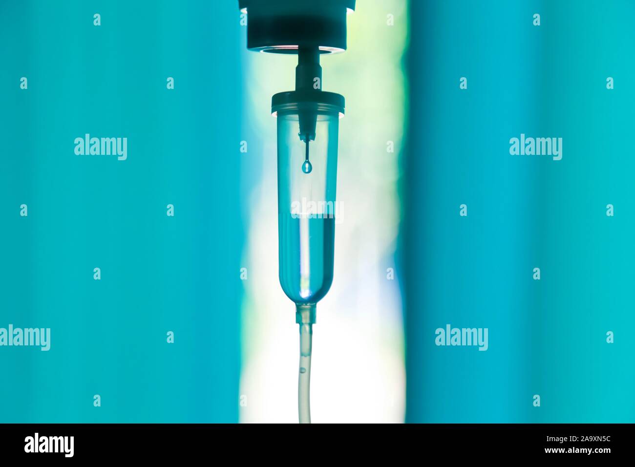 Set iv fluid intravenous drop saline drip hospital room,Medical Concept,treatment emergency and