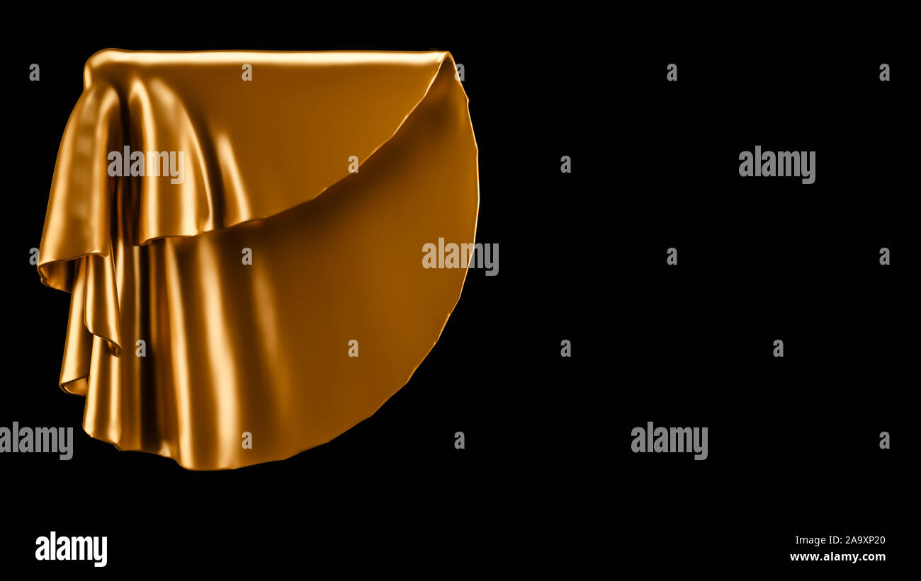 Splash gold black background. 3d rendering 3d illustration Stock Photo ...