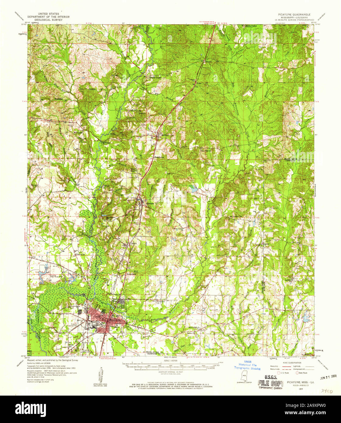 Picayune map hires stock photography and images Alamy