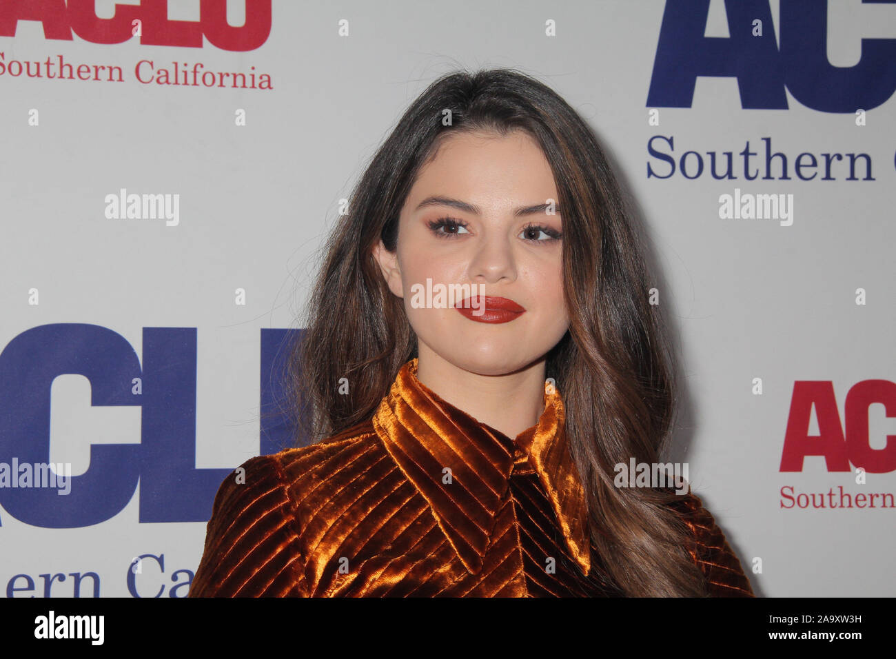 Los Angeles, USA. 17th Nov, 2019. Selena Gomez 11/17/2019 ACLU SoCal's