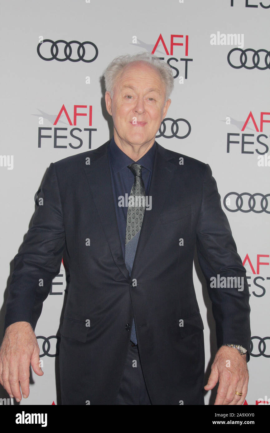 Los Angeles, USA. 16th Nov, 2019. John Lithgow 11/16/2019 AFI Fest 2019 Gala Screening "The Crown" held at the TCL Chinese Theater in Los Angeles, CA Credit: Cronos/Alamy Live News Stock Photo