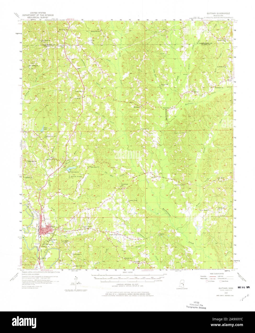 Map of quitman hires stock photography and images Alamy