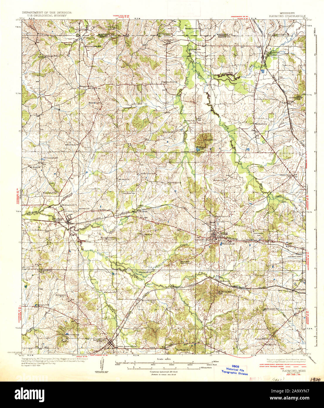 Map of raymond mississippi hires stock photography and images Alamy