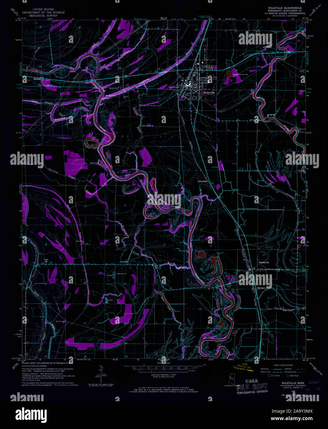 Ruleville mississippi map hires stock photography and images Alamy