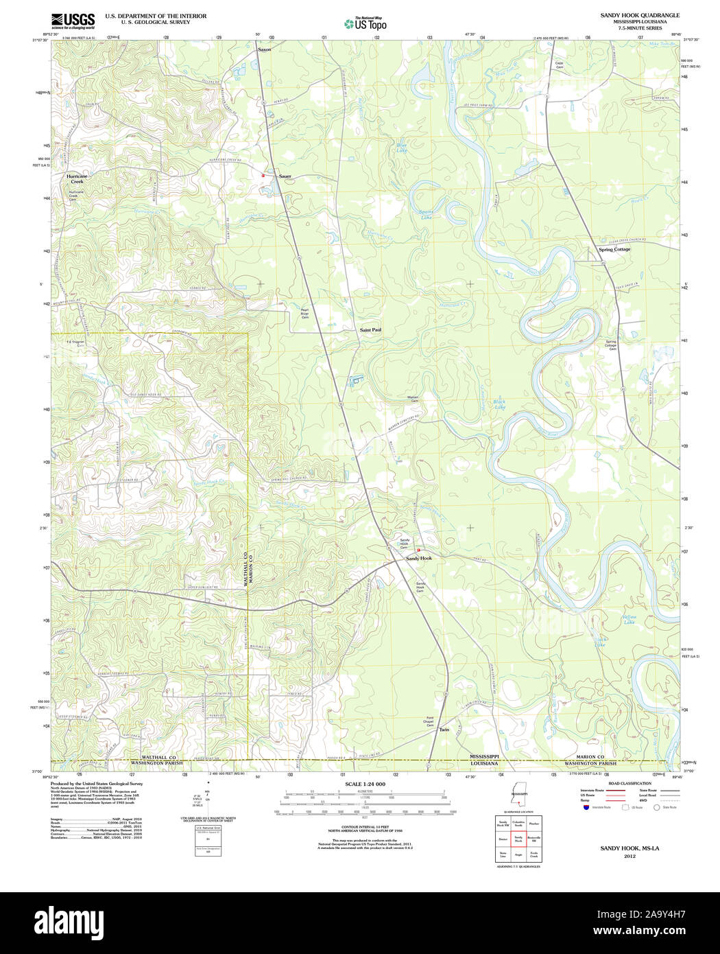 Sandy hook mississippi hires stock photography and images Alamy