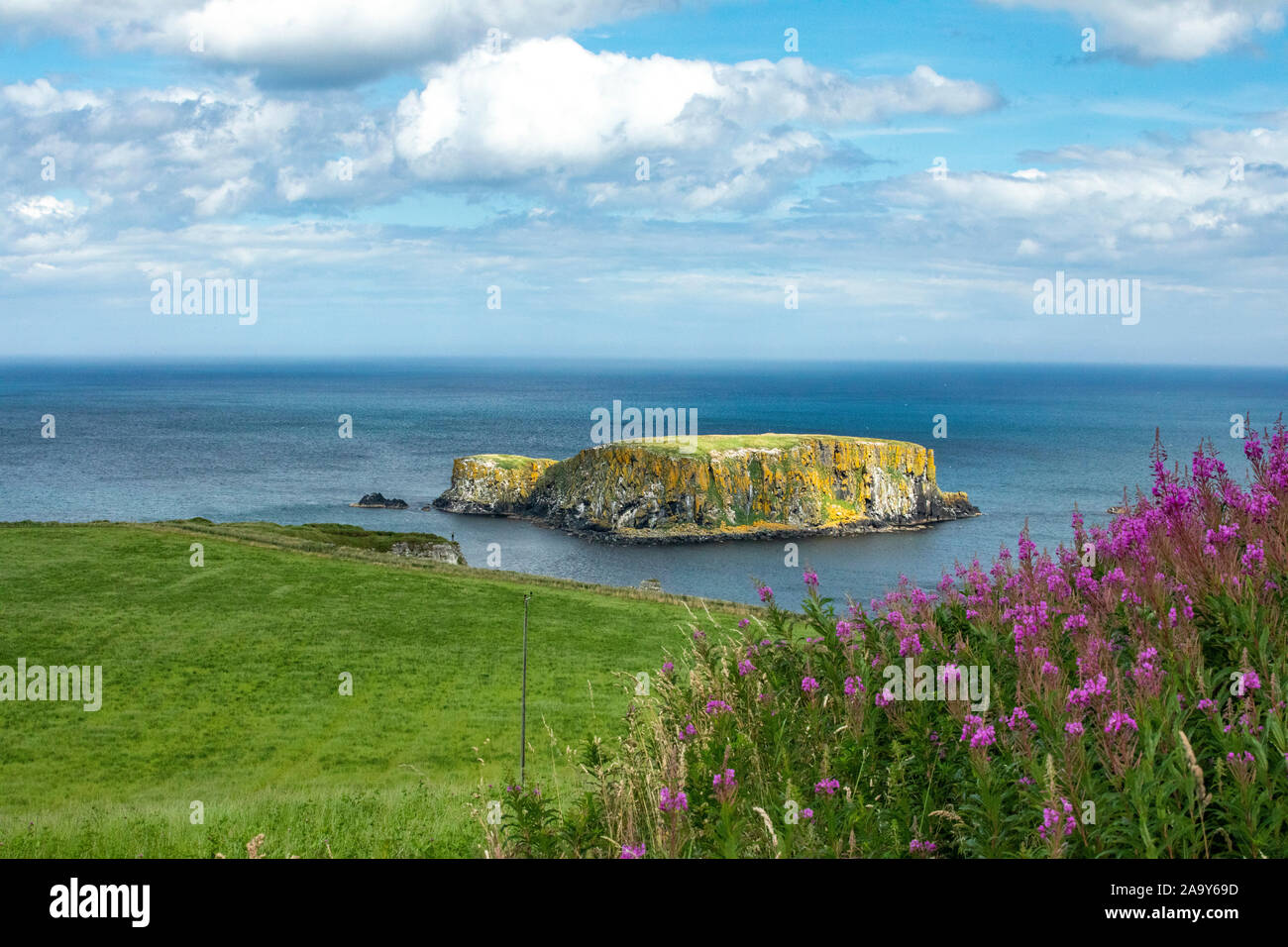 National Trust Carrick A Rede Rope Bridge In Ballintoy Northern